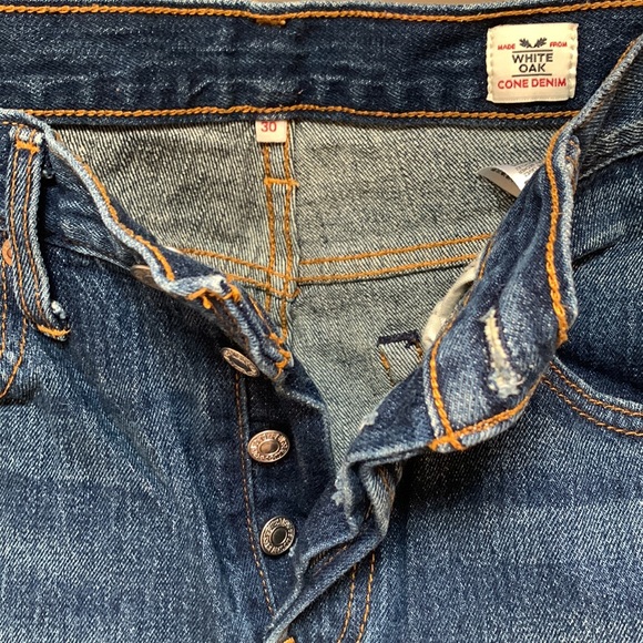 Levi’s Straight Leg White Oak Cone Denim Jeans - Picture 4 of 4